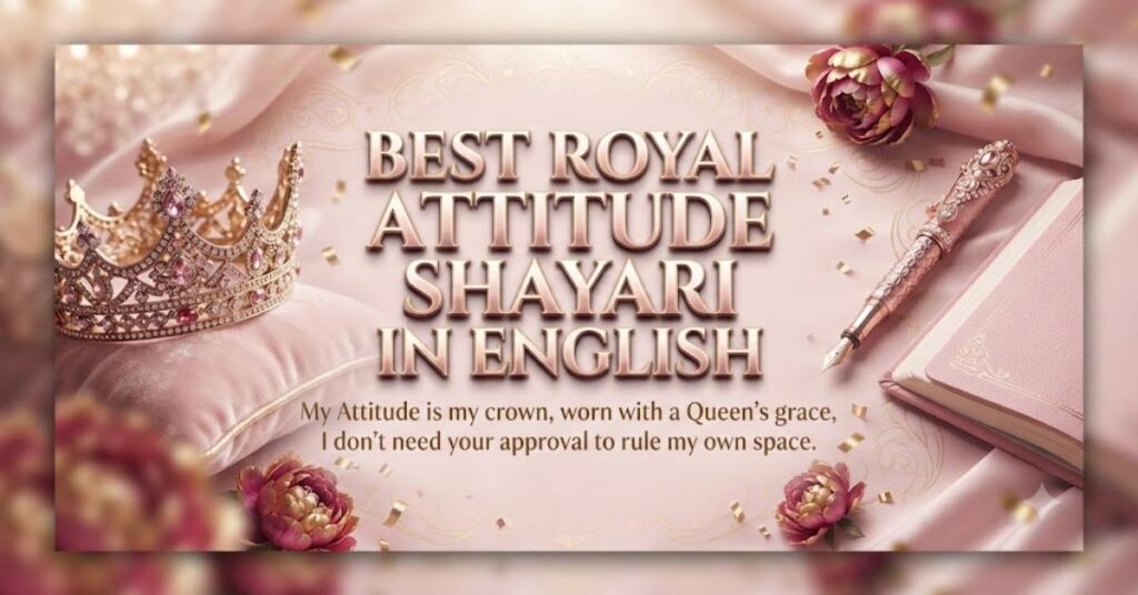 Best Royal Attitude Shayari in English