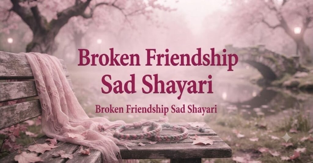 _Broken Friendship Sad Shayari