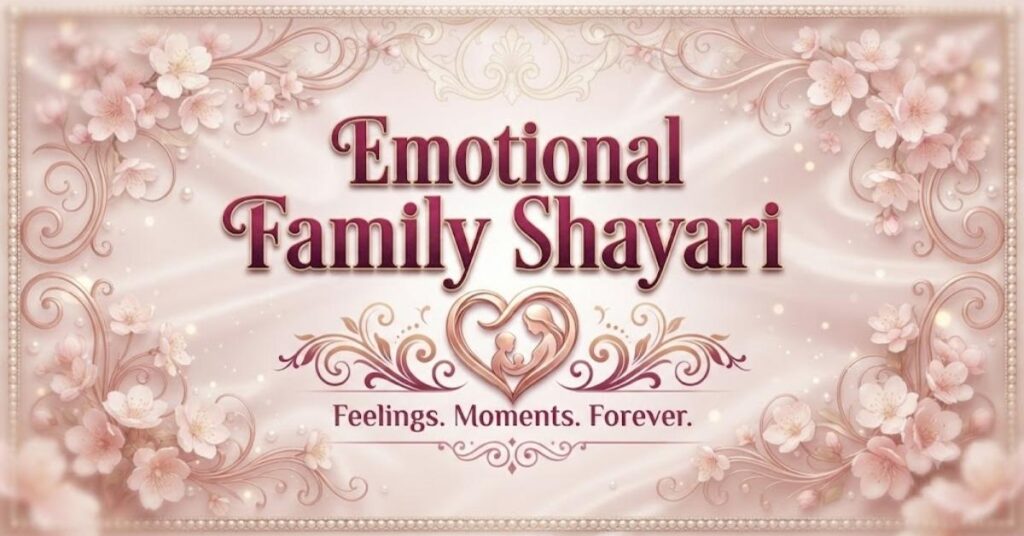 Emotional Family Shayari