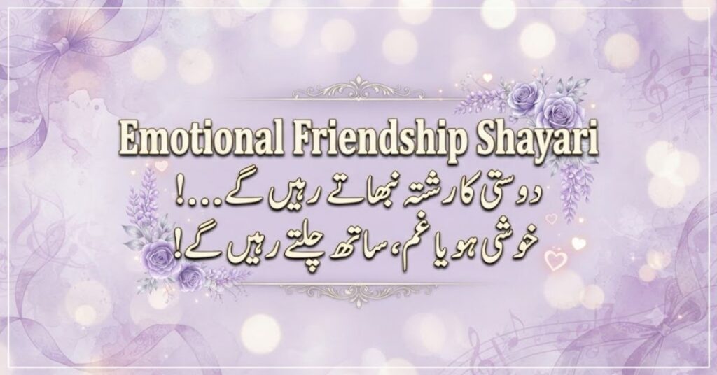 Emotional Friendship Shayari