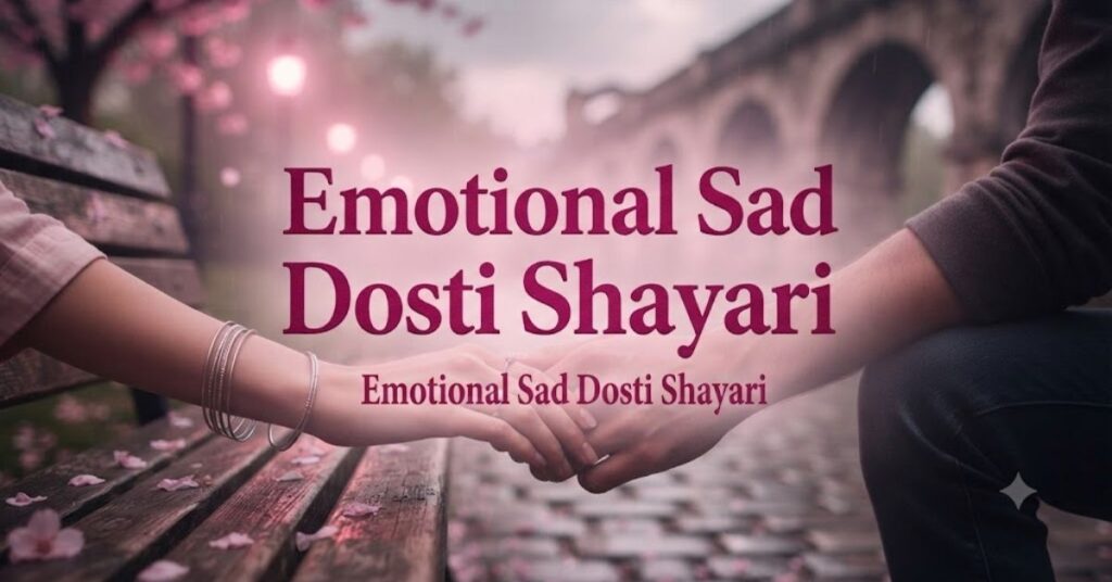 Emotional Sad Dosti Shayari