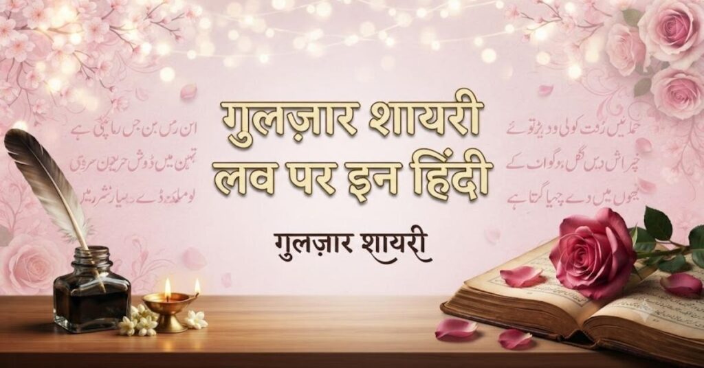 Gulzar Shayari on Love in Hindi