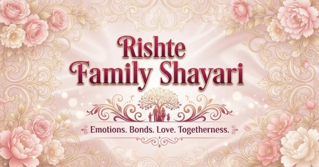Rishte Family Shayari