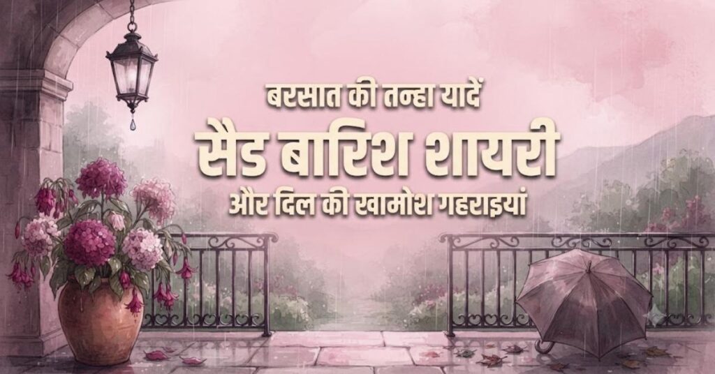 Sad Barish Shayari