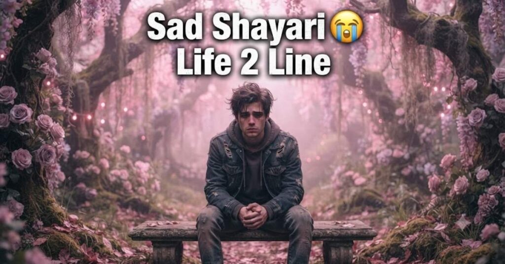 Sad Shayari 😭 Life 2 Line