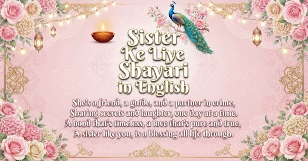 Sister Ke Liye Shayari in English