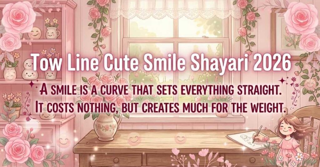 Tow Line Cute Smile Shayari 2026