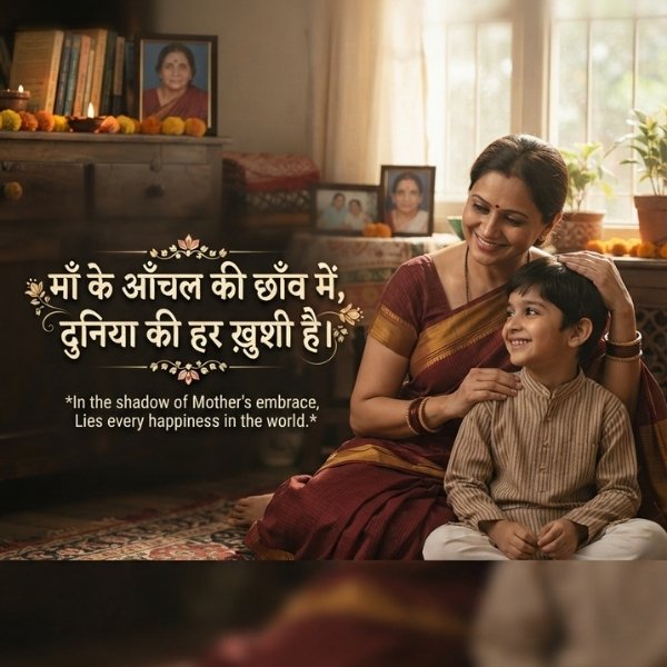 2 line heart touching maa shayari